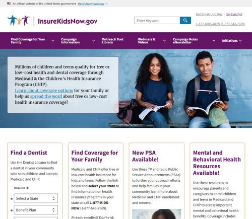 InsureKidsNow.gov